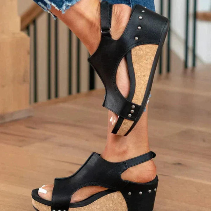 Orthopädische Damen Sandalen mit Arch Support und Korkabsatz für Sommerkomfort 3