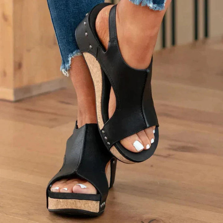 Orthopädische Damen Sandalen mit Arch Support und Korkabsatz für Sommerkomfort 4