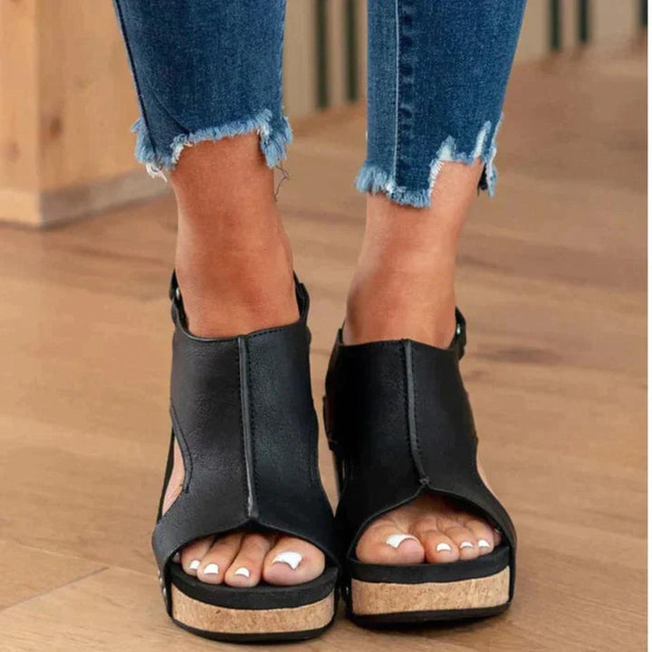 Orthopädische Damen Sandalen mit Arch Support und Korkabsatz für Sommerkomfort 7