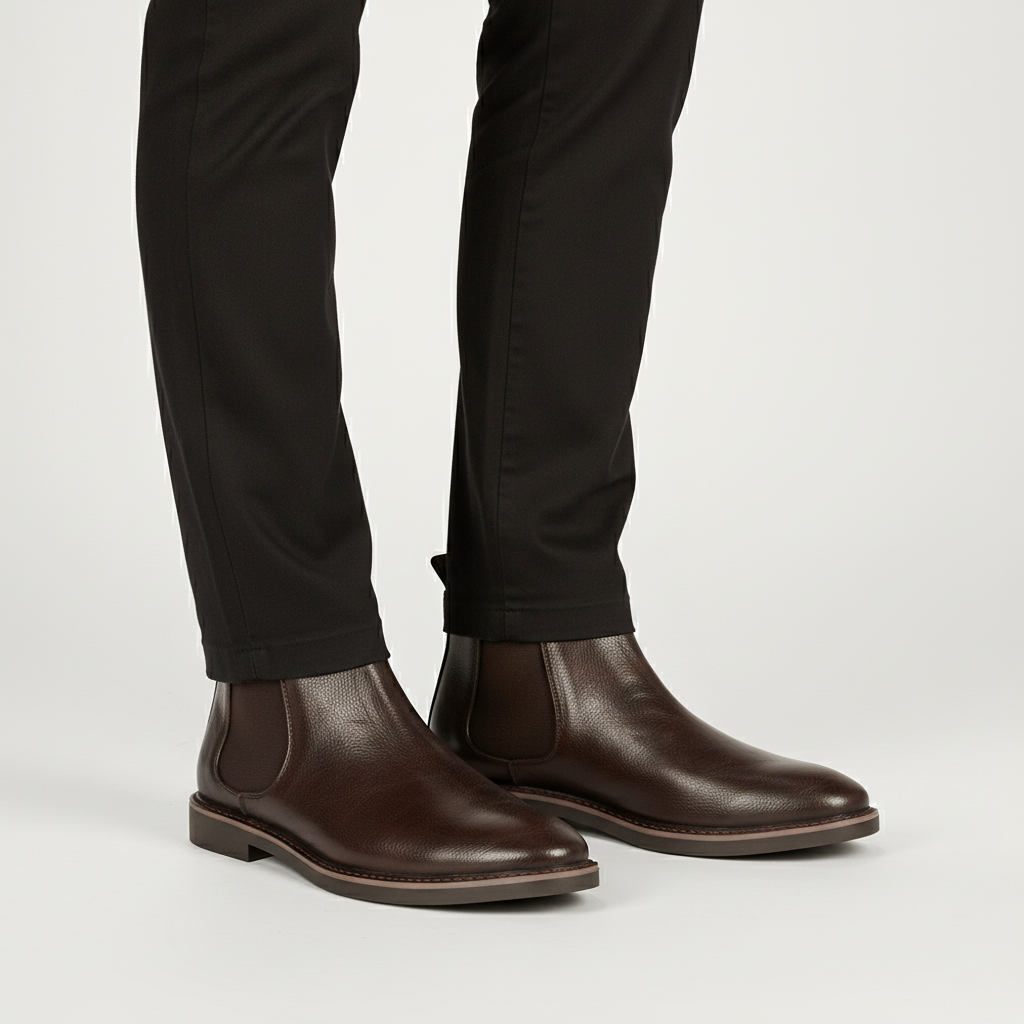 Orthopädische Herren Chelsea Boots mit Arch Support – Komfortable und stilvolle Stiefel 0