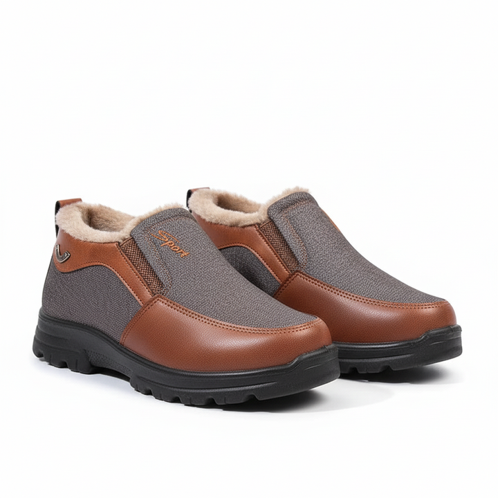 Orthopädische Herren Schuhe mit Weicher Innenpolsterung und Arch Support für Winterkomfort 0