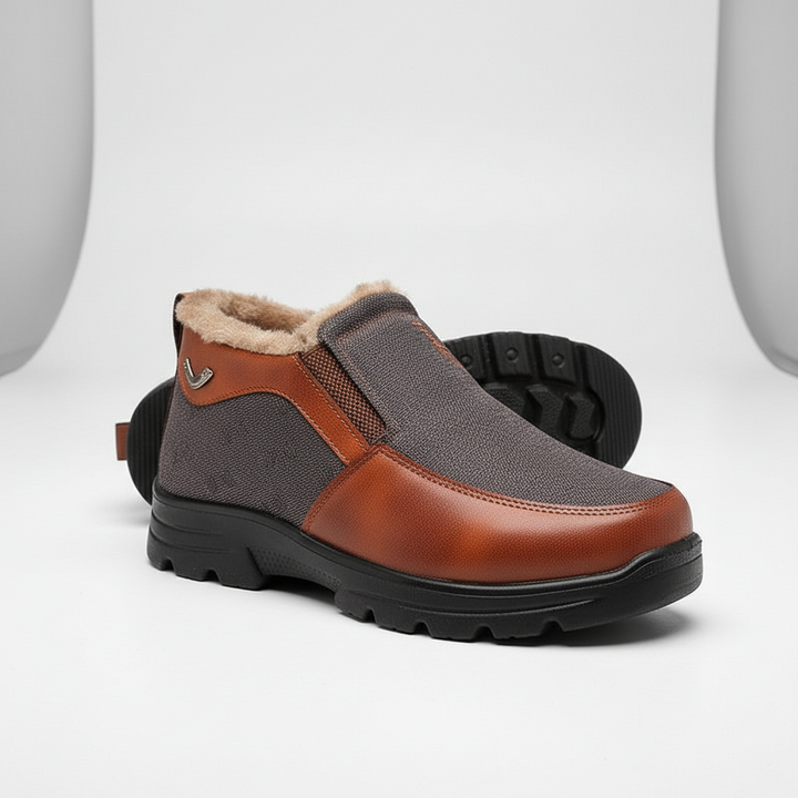 Orthopädische Herren Schuhe mit Weicher Innenpolsterung und Arch Support für Winterkomfort 2