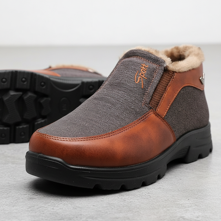 Orthopädische Herren Schuhe mit Weicher Innenpolsterung und Arch Support für Winterkomfort 3