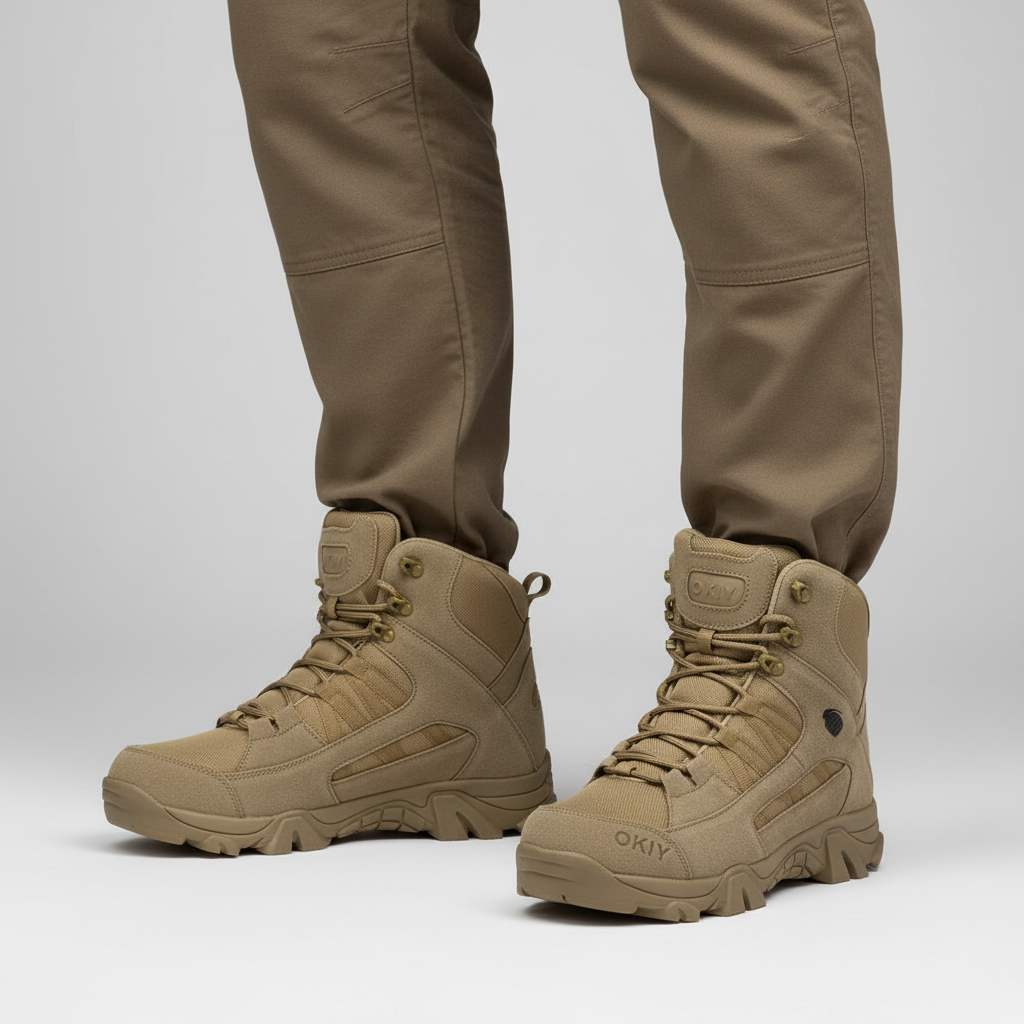 Orthopädische Herrenwanderschuhe mit Arch Support und Wasserdichtem Schutz 0