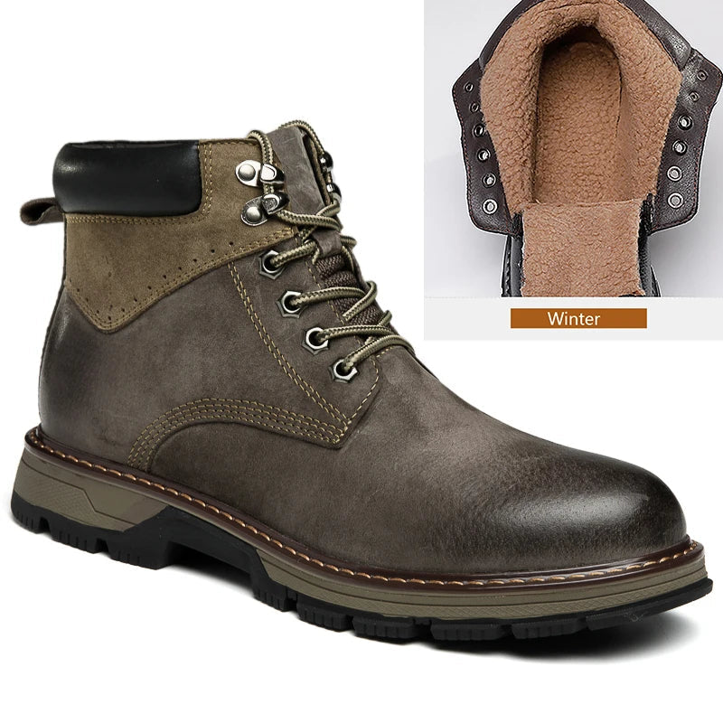 Orthopädische Leder-Winterschuhe mit Arch Support für Damen – Warme, Bequeme Winterstiefel 3