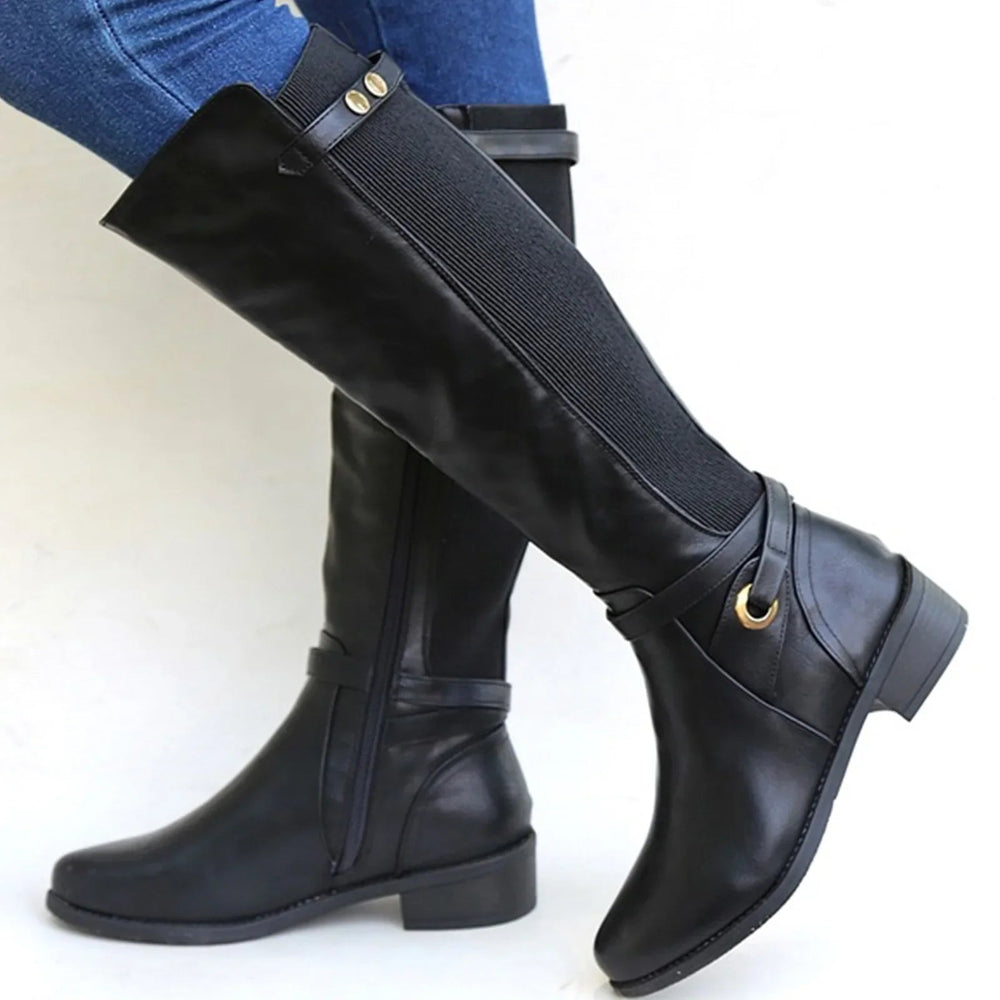 Orthopädische Lederstiefel mit Arch Support für Damen – Komfortable und elegante Stiefel 1