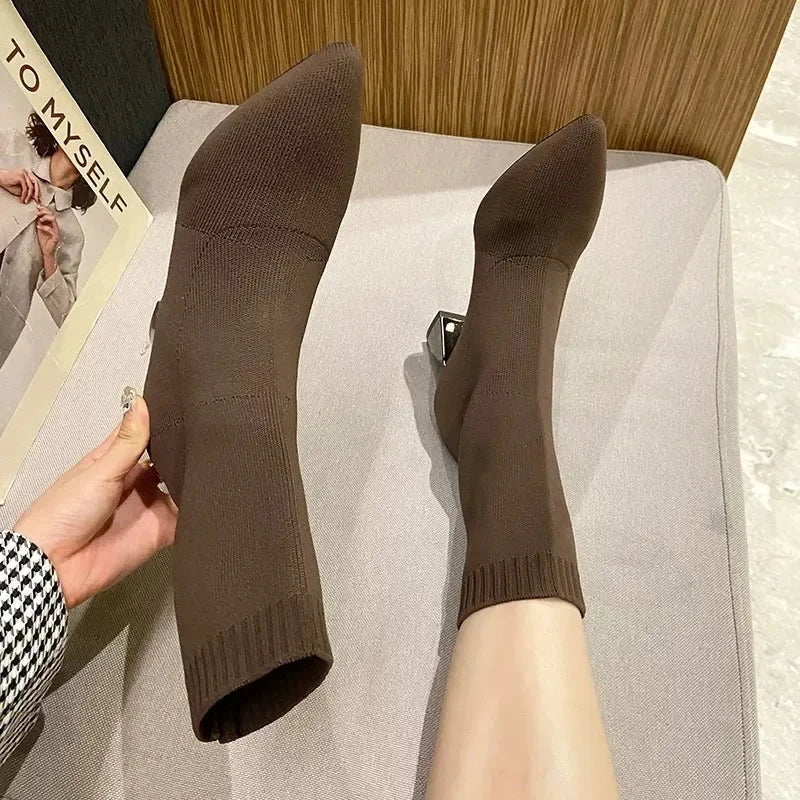 Orthopädische Lederstiefel mit Arch Support für Damen – Komfortable und elegante Stiefel 3