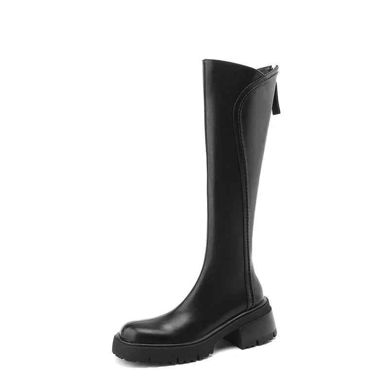 Orthopädische Lederstiefel mit Arch Support für Damen – Komfortable und elegante Stiefel 5