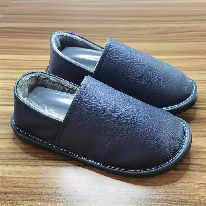 Orthopädische Lounge-Hausschuhe mit Arch Support für Damen – Bequeme Leder Slipper für Zuhause 9