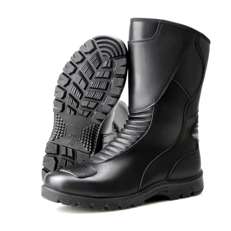Orthopädische Motorradtourenstiefel mit Wasserdichtem Schutz und Verstärktem Knöchelschutz 1