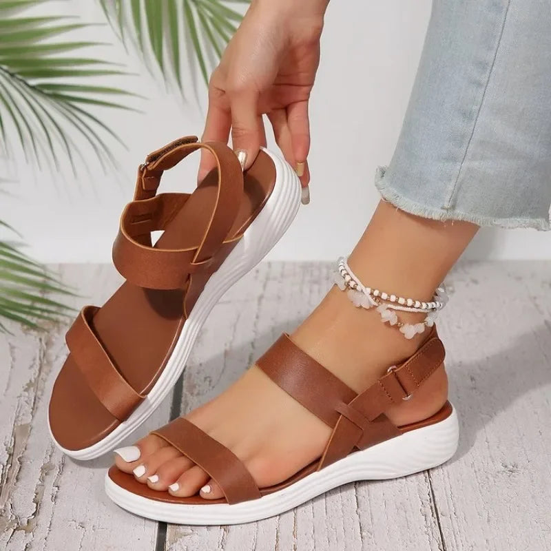 Orthopädische Sandalen für Damen – Bequeme Sommerschuhe mit Rutschfester Sohle 0