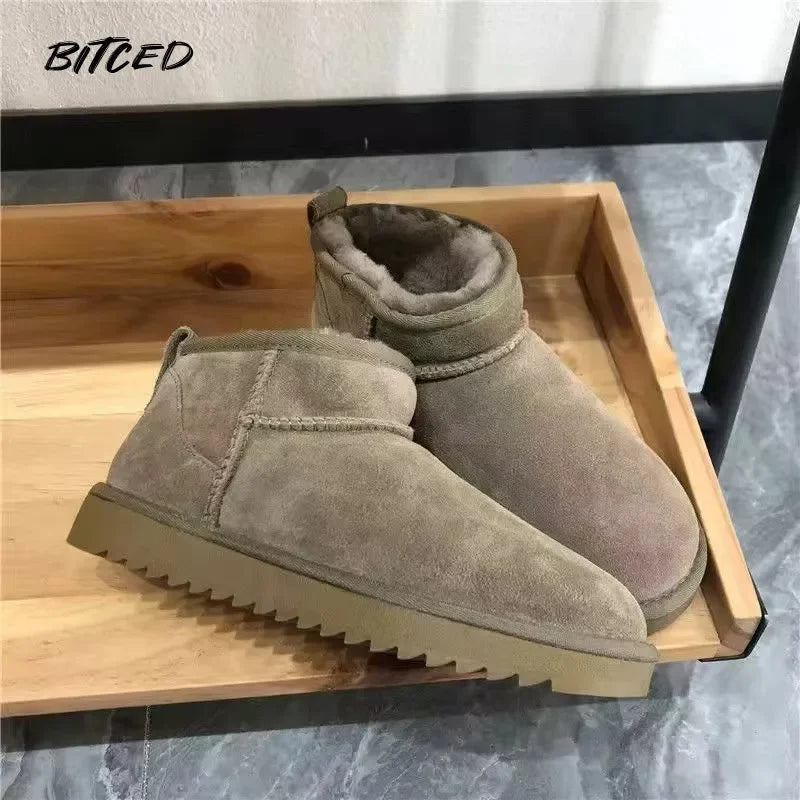 Orthopädische Schafstiefel mit Arch Support für warme Füße im Winter 3