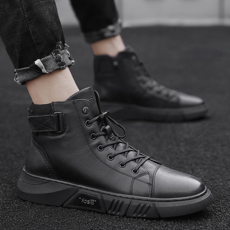 Orthopädische Schwarze Herren Lederstiefel mit Arch Support – Handgefertigt Komfortabel 2