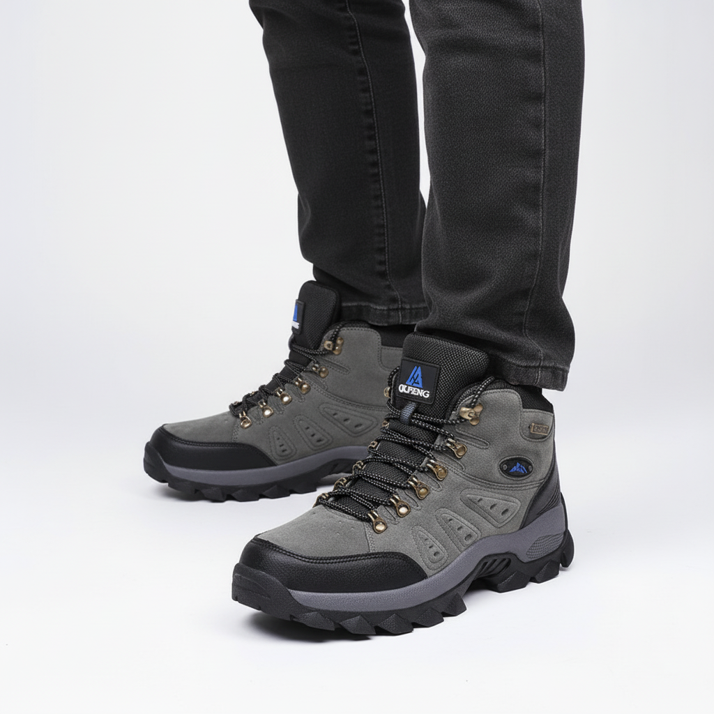 Orthopädische Wanderstiefel mit hohem Knöchelschutz und rutschfester Sohle für Damen und Herren 4