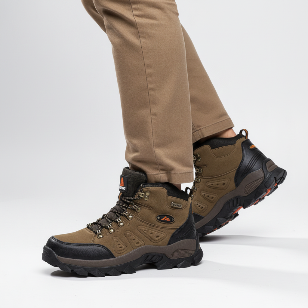 Orthopädische Wanderstiefel mit hohem Knöchelschutz und rutschfester Sohle für Damen und Herren 5