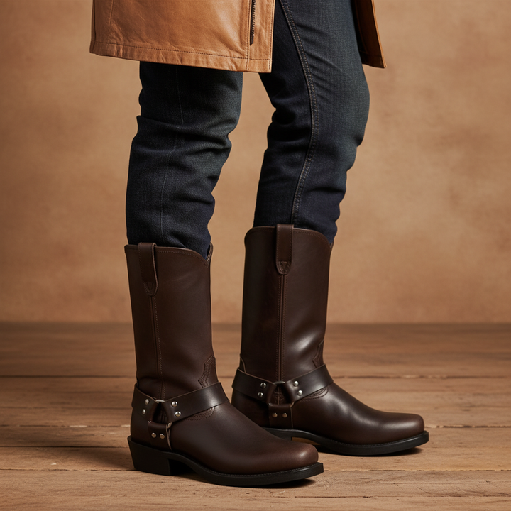 Orthopädische Western Herrenstiefel mit Arch Support – Robuste und Komfortable Stiefel im Westernstil 1