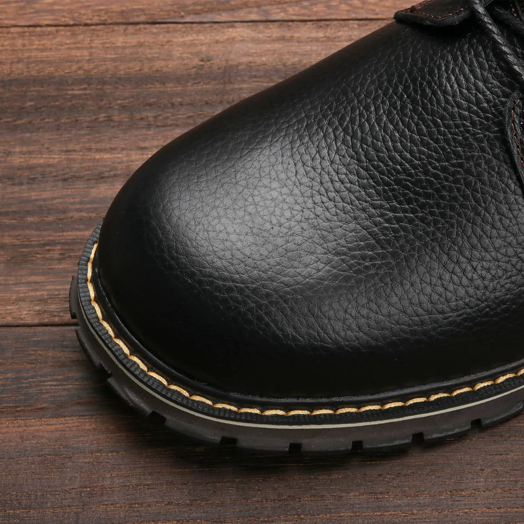 Orthopädische Winterstiefel mit Arch Support und warmem Wollfutter für Herren 4