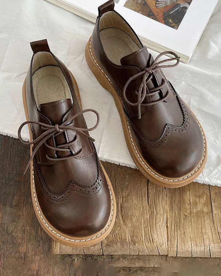 Orthopedic Oxford Schuhe für Damen mit Arch Support – Retro Stil und Komfort 1