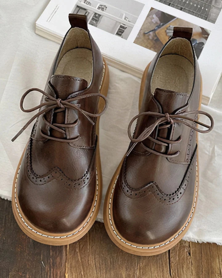 Orthopedic Oxford Schuhe für Damen mit Arch Support – Retro Stil und Komfort 2