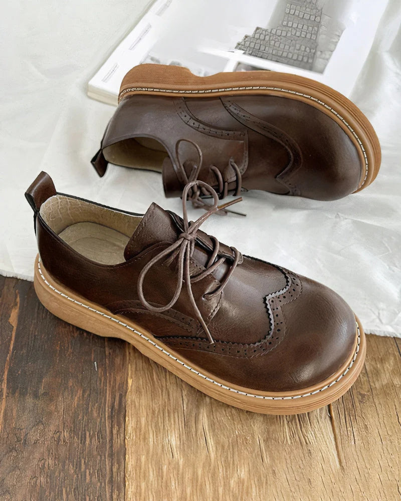 Orthopedic Oxford Schuhe für Damen mit Arch Support – Retro Stil und Komfort 4