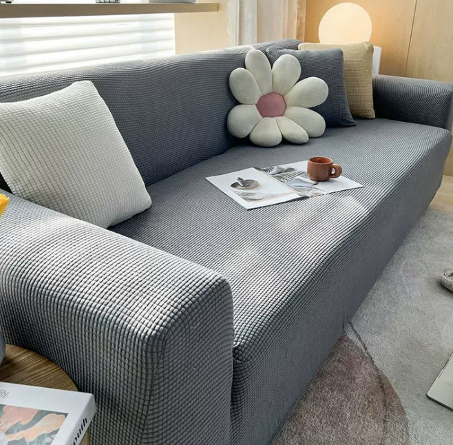 Sofaüberzug Elastisch mit Stilvollem Jacquard-Muster – Perfekte Passform für Sofas 2