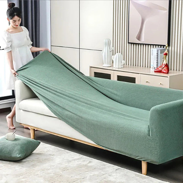 Sofaüberzug Elastisch mit Stilvollem Jacquard-Muster – Perfekte Passform für Sofas 4