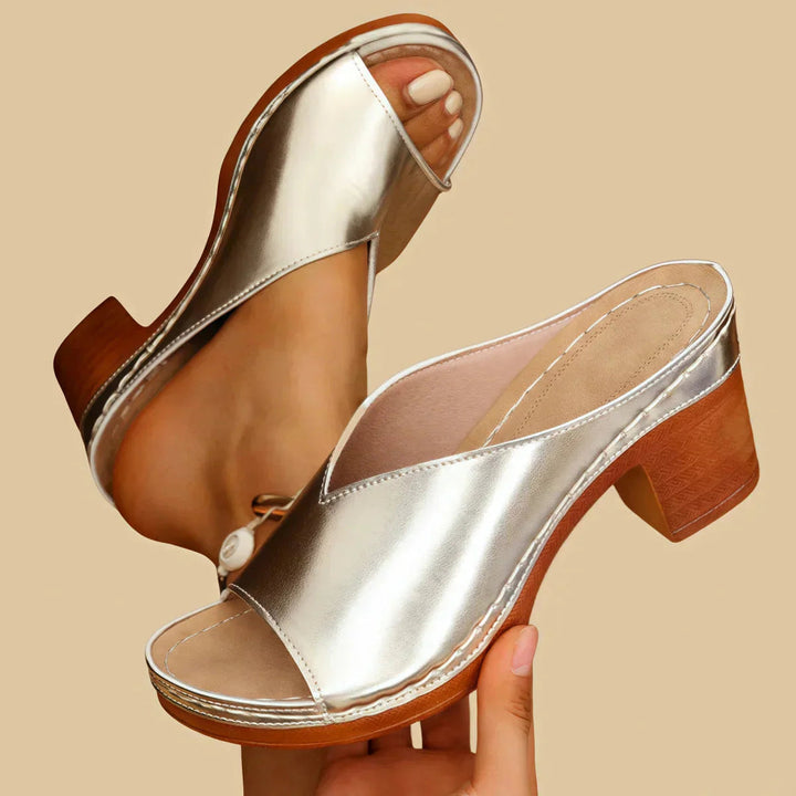 Stilvolle Damen-Sandalen mit hohem Absatz für den Sommer – Bequem und elegant 1