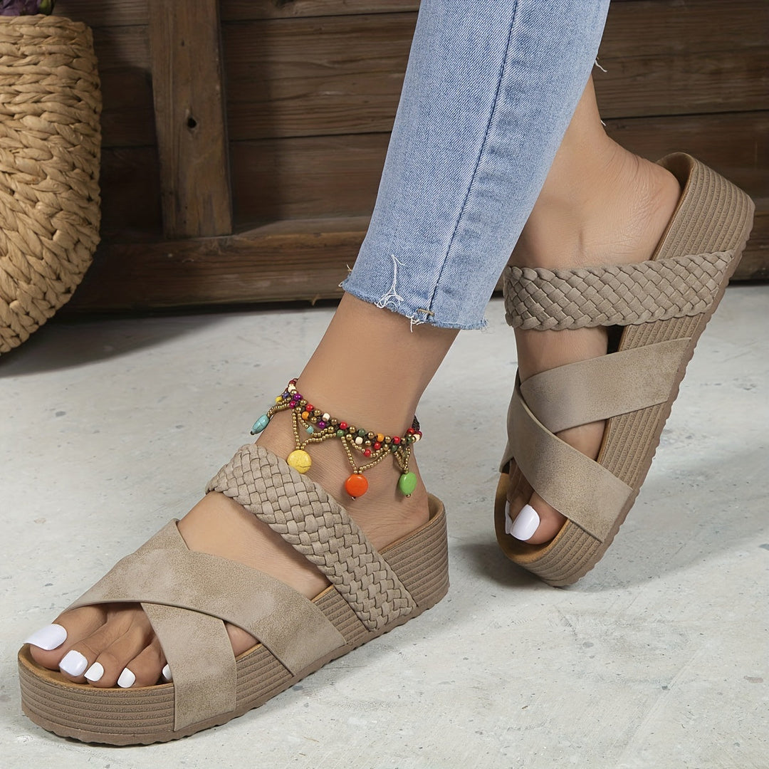Stylische Flip-Flops mit Strickdesign für Damen – Bequem und Vielseitig 3