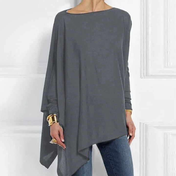 Stylischer Damenpullover mit asymmetrischem Design für Freizeit und Büro 2