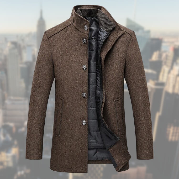 Stylischer Herrenmantel Wintermantel Warm und Funktional für Herren 3