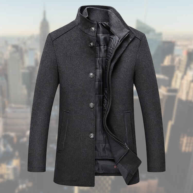 Stylischer Herrenmantel Wintermantel Warm und Funktional für Herren 5