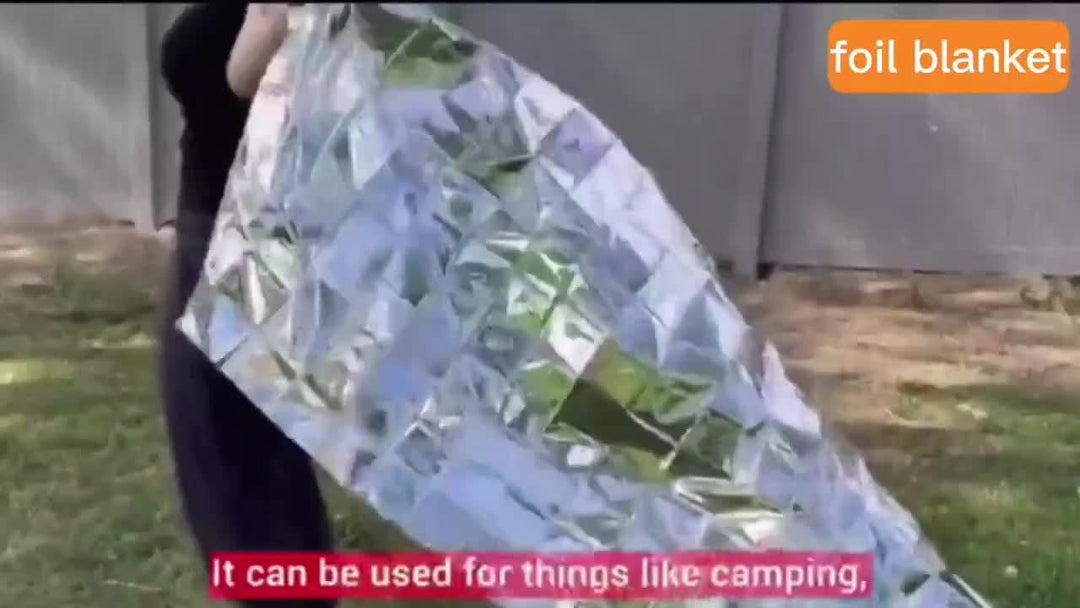 ThermoShield Notfalldecke Wasserdicht Kompakt für Effektive Wärmeisolierung beim Camping und Wandern 7