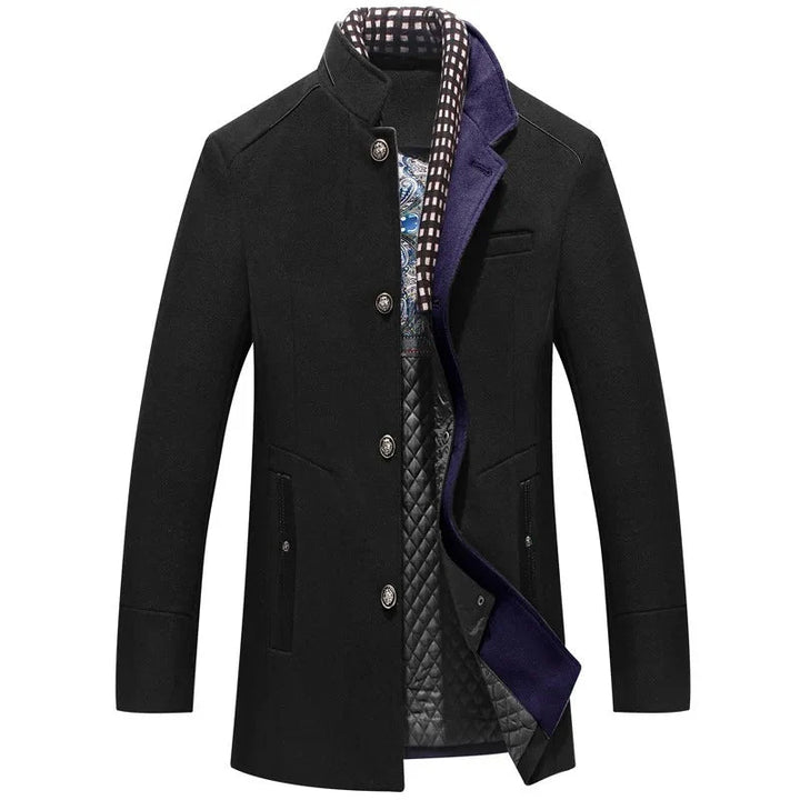 Warme Herrenjacke mit Funktionalem Design für Kalte Jahreszeiten 0
