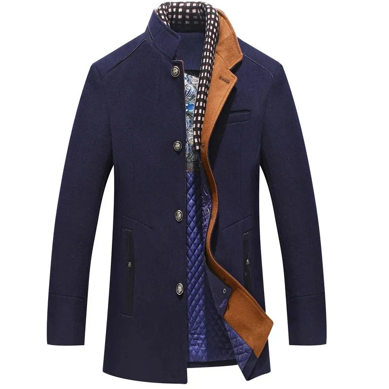 Warme Herrenjacke mit Funktionalem Design für Kalte Jahreszeiten 1