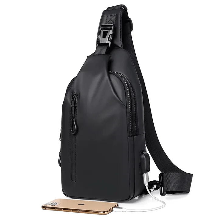 Wasserdichte Umhängetasche Damen mit USB-Ladeanschluss – Stylische Crossbody Bag für Alltags- und Reisebedarf 1