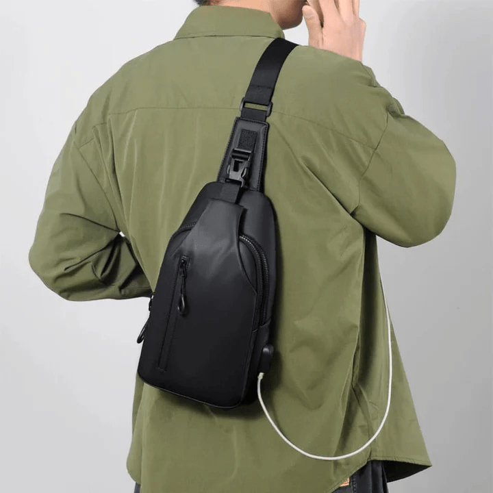 Wasserdichte Umhängetasche Damen mit USB-Ladeanschluss – Stylische Crossbody Bag für Alltags- und Reisebedarf 2