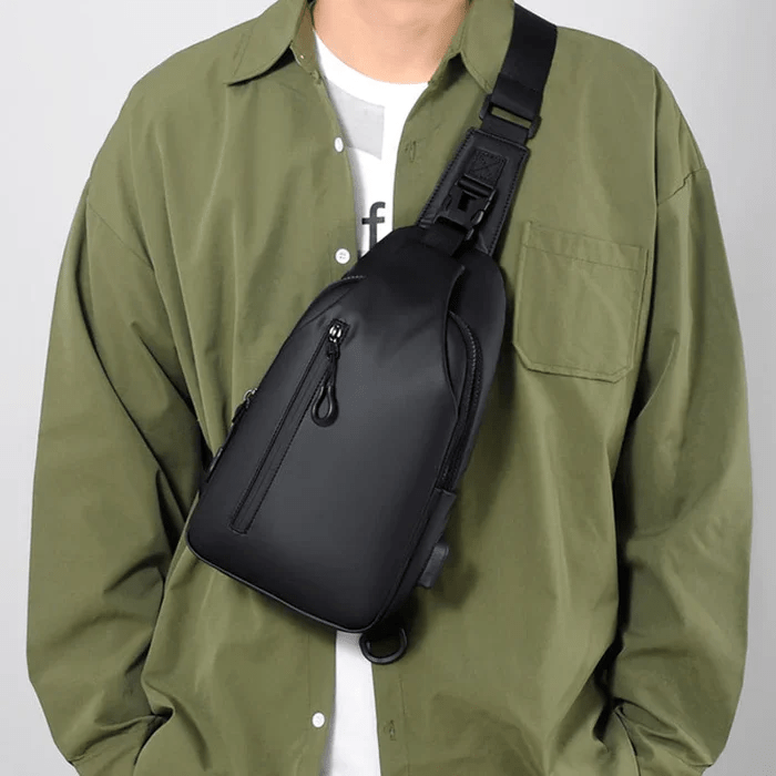 Wasserdichte Umhängetasche Damen mit USB-Ladeanschluss – Stylische Crossbody Bag für Alltags- und Reisebedarf 3