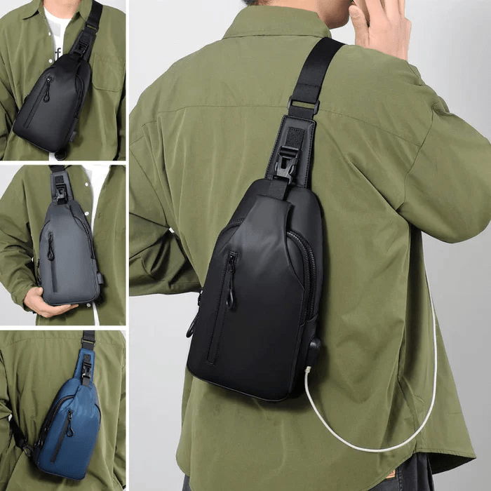 Wasserdichte Umhängetasche Damen mit USB-Ladeanschluss – Stylische Crossbody Bag für Alltags- und Reisebedarf 8
