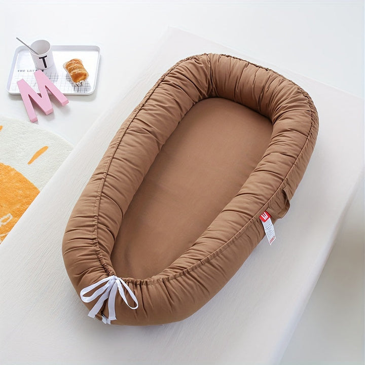 Weicher Baby Lounger für Neugeborene – Atmungsaktiver Komfort und Schutz, Ideal für Reisen und Zuhause 1