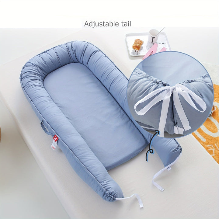 Weicher Baby Lounger für Neugeborene – Atmungsaktiver Komfort und Schutz, Ideal für Reisen und Zuhause 5