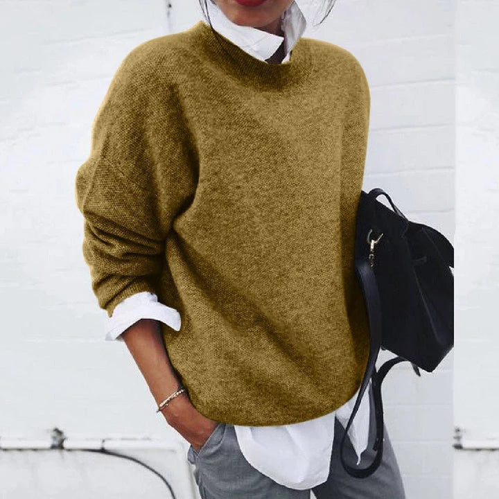 Weicher Damenpullover für warme Tage – Stilvoller und vielseitiger Strickpullover 0