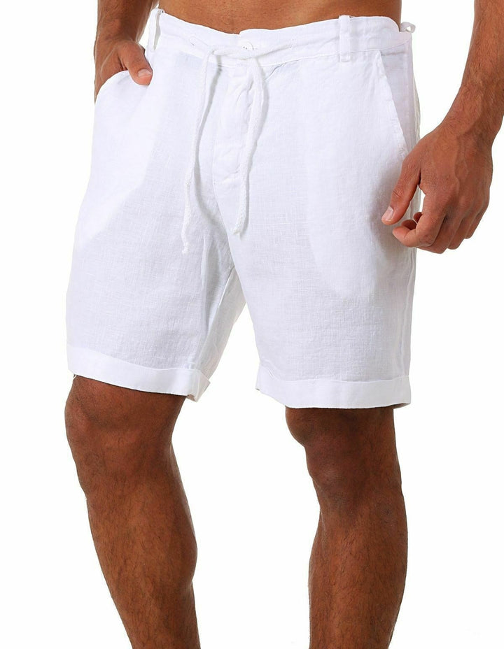 Herren Shorts mit Kordelzug und geradem Schnitt für Sommerkomfort
