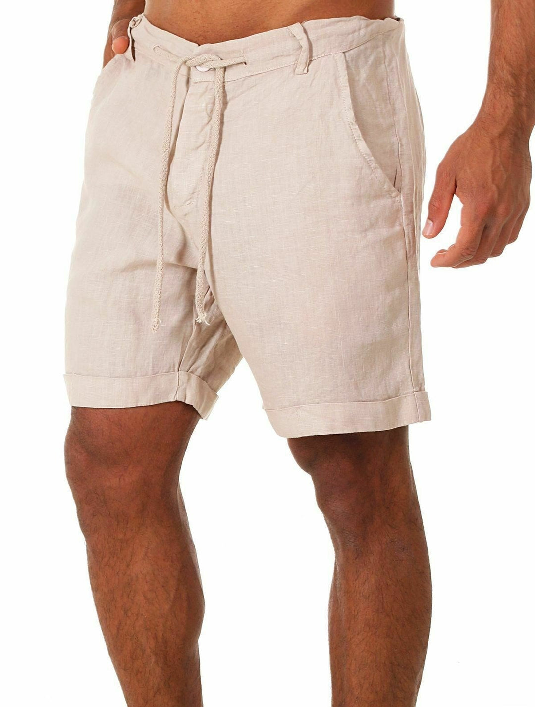 Herren Shorts mit Kordelzug und geradem Schnitt für Sommerkomfort