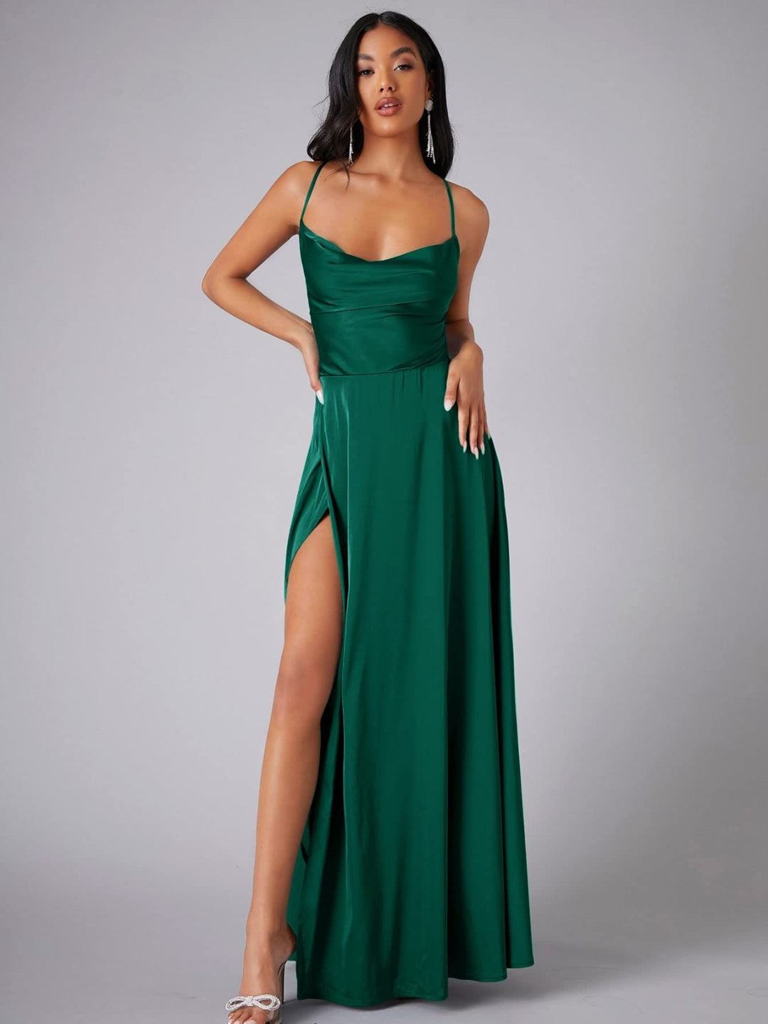 Elegantes Maxikleid mit Beinschlitz für besondere Anlässe