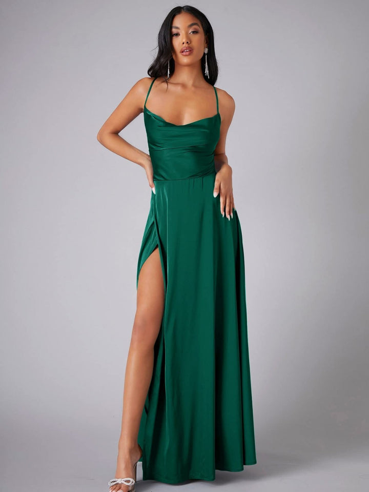Elegantes Maxikleid mit Beinschlitz für besondere Anlässe