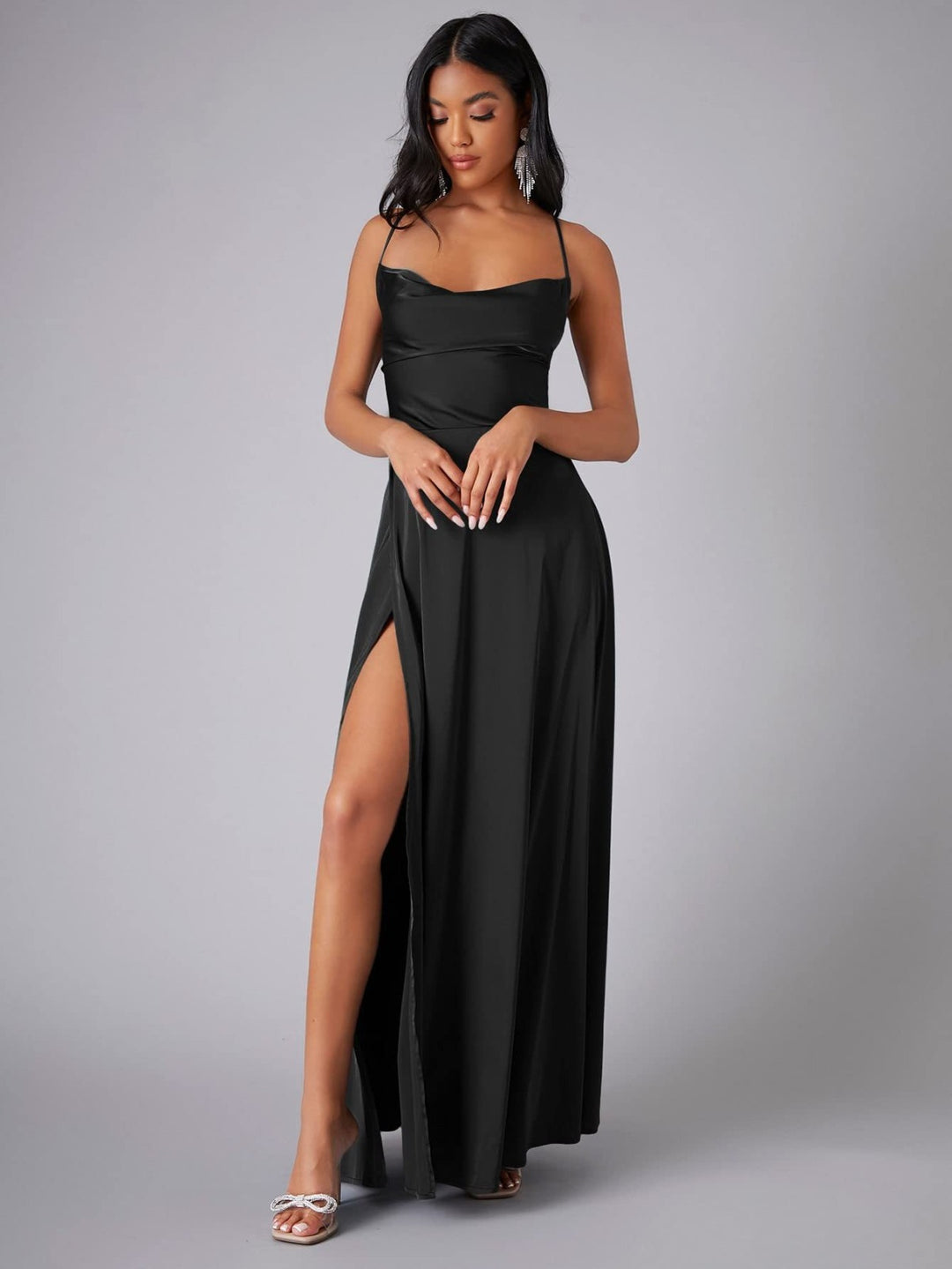 Elegantes Maxikleid mit Beinschlitz für besondere Anlässe