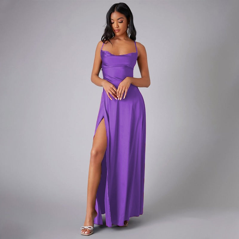Elegantes Maxikleid mit Beinschlitz für besondere Anlässe