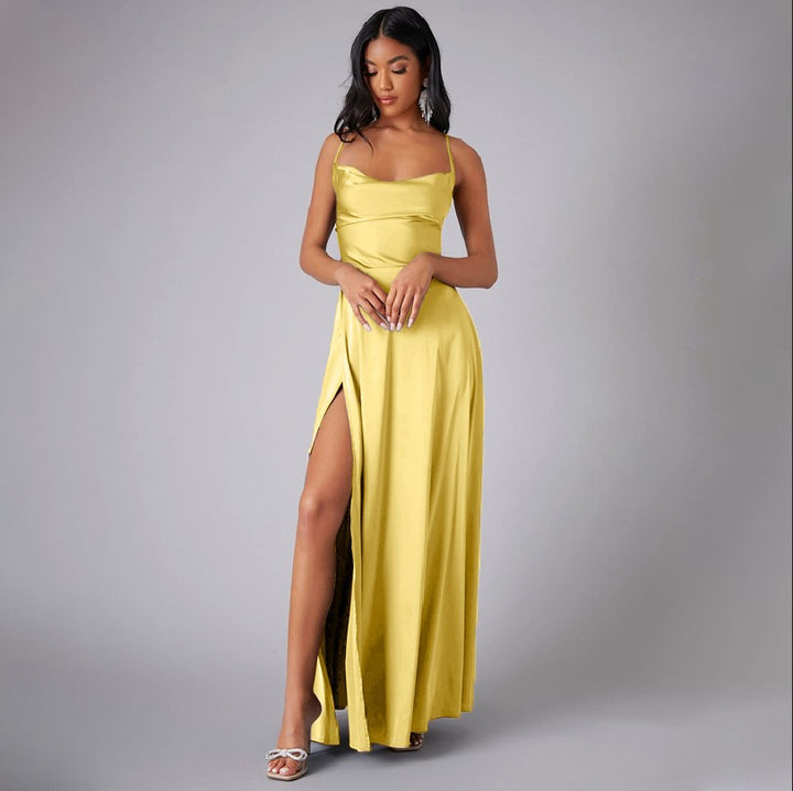 Elegantes Maxikleid mit Beinschlitz für besondere Anlässe