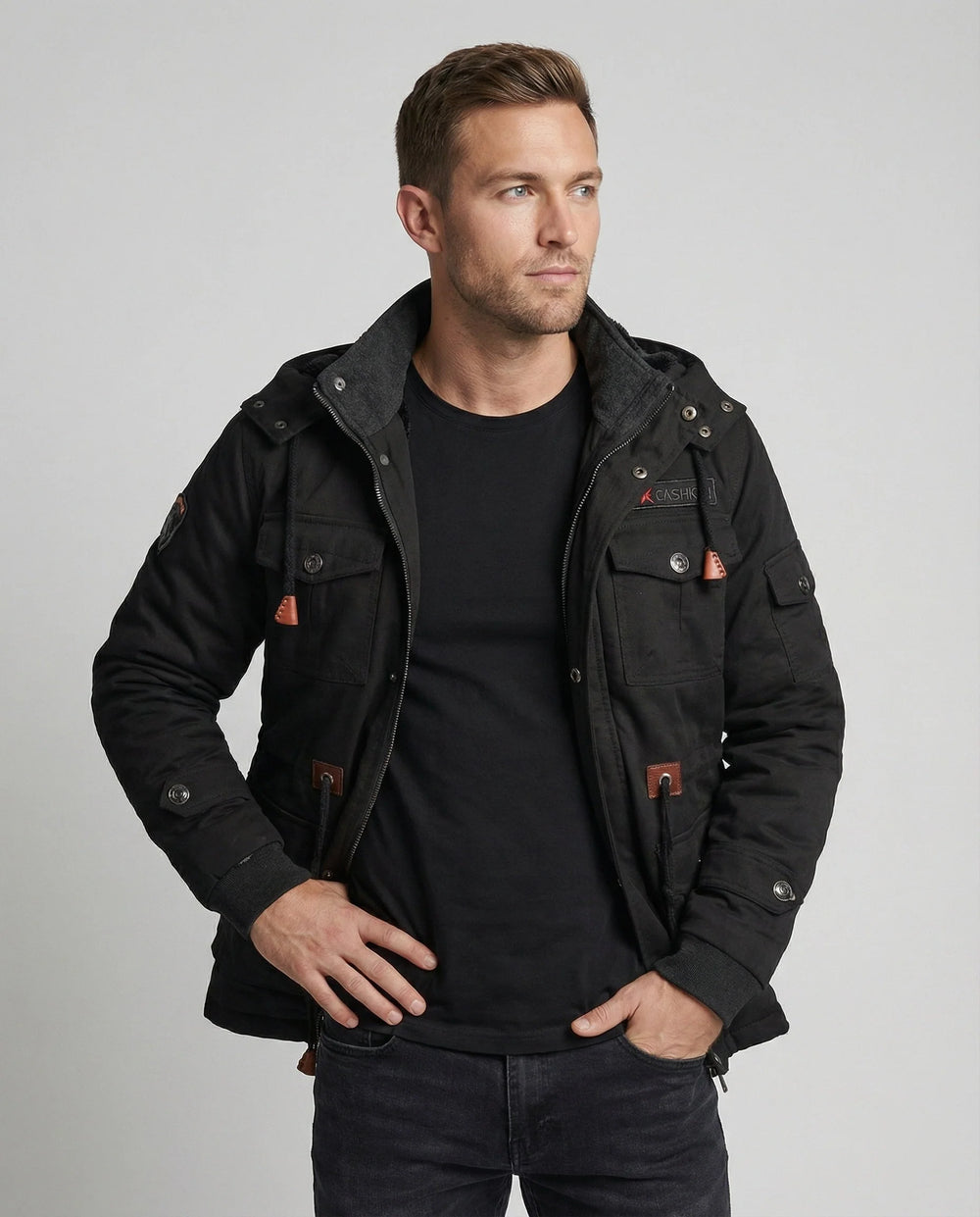 Winterjacke Herren | Wasserdicht & Warm Gefüttert 1