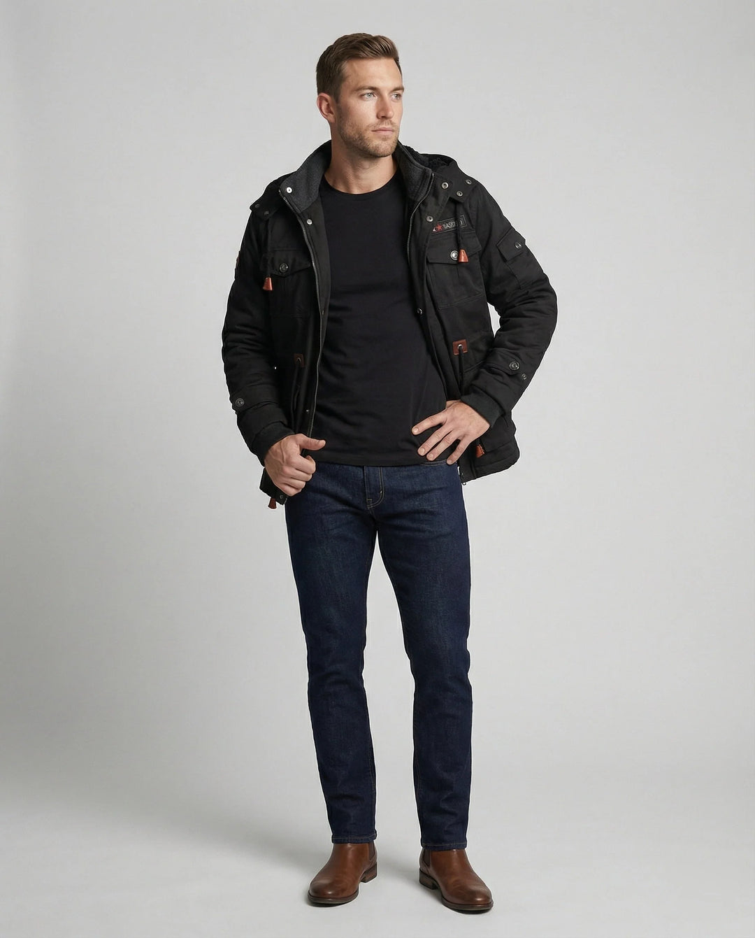 Winterjacke Herren | Wasserdicht & Warm Gefüttert 2